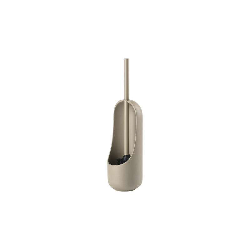Zone Denmark WC-Bürstenset – Keramik, Taupe, einfach zu säubern, H 41 cm, Ø 11,8 cm