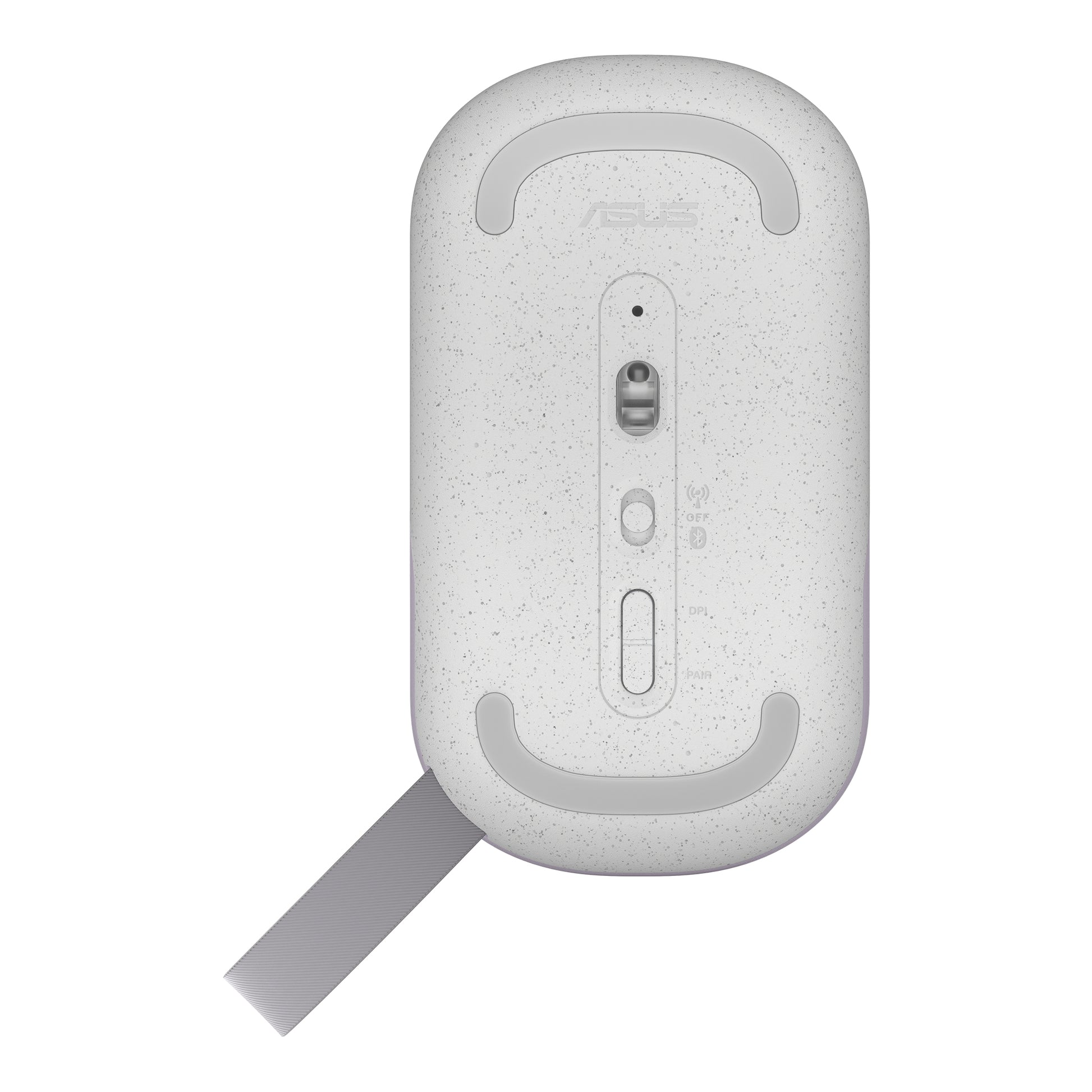 ASUS MD100 – Maus – Kabellos (Bluetooth/2,4 GHz), beidhändig, Grün/Violett