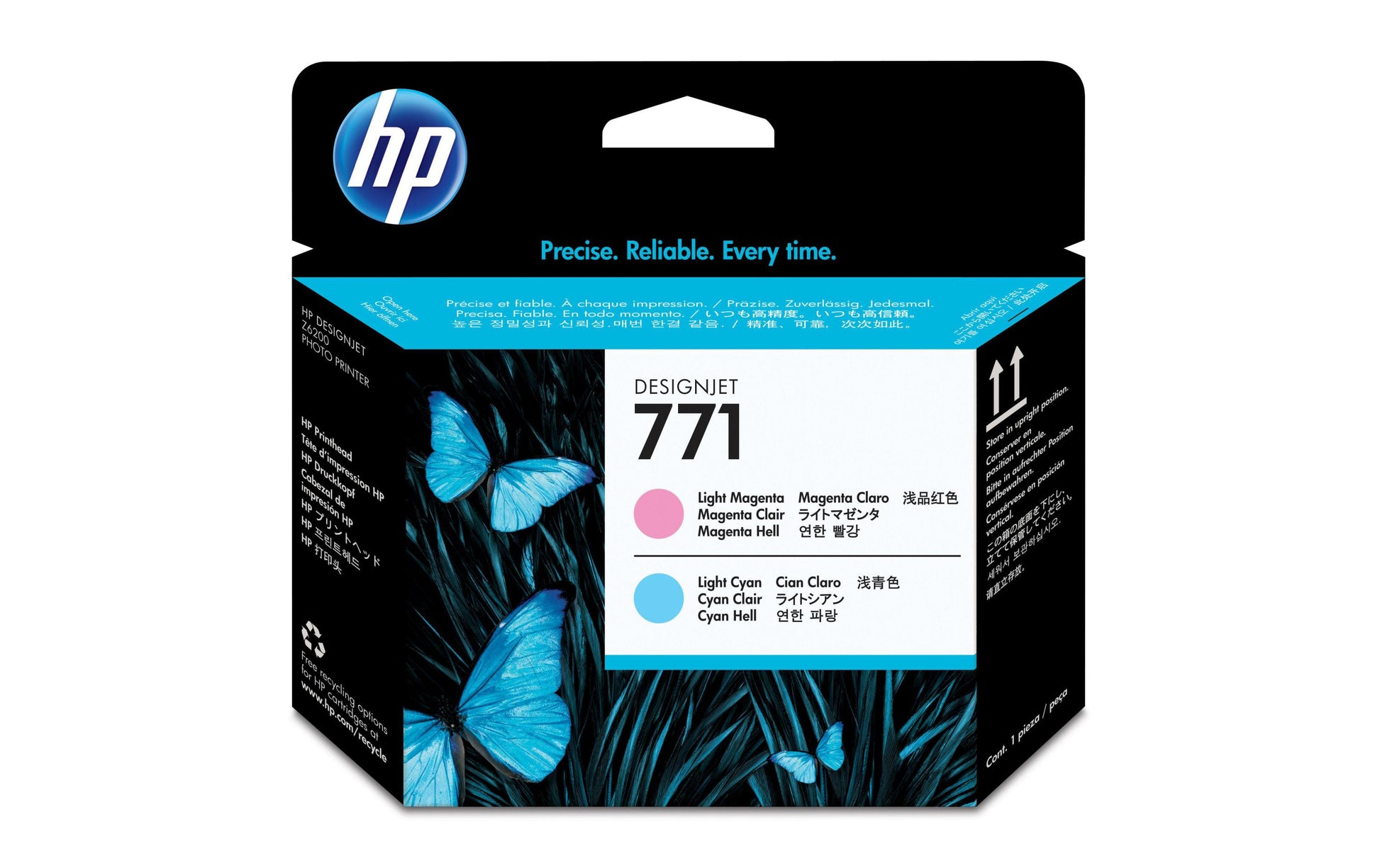 HP Value Pack Druckkopf + Tinte Nr. 771 – Mehrfarbig, 775 ml – 2er-Set
