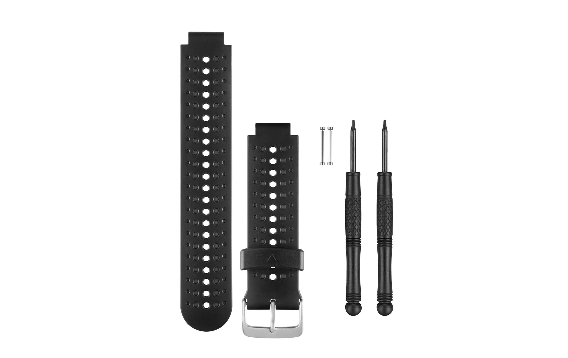 Garmin Silikon Sportband Schwarz Grau für Garmin Forerunner