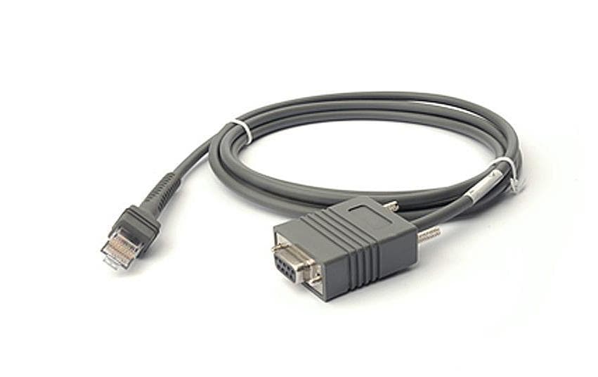 Zebra Kabel RS232 auf DB9 2,13 m – für LS1203/LS2208/LS3408 und andere