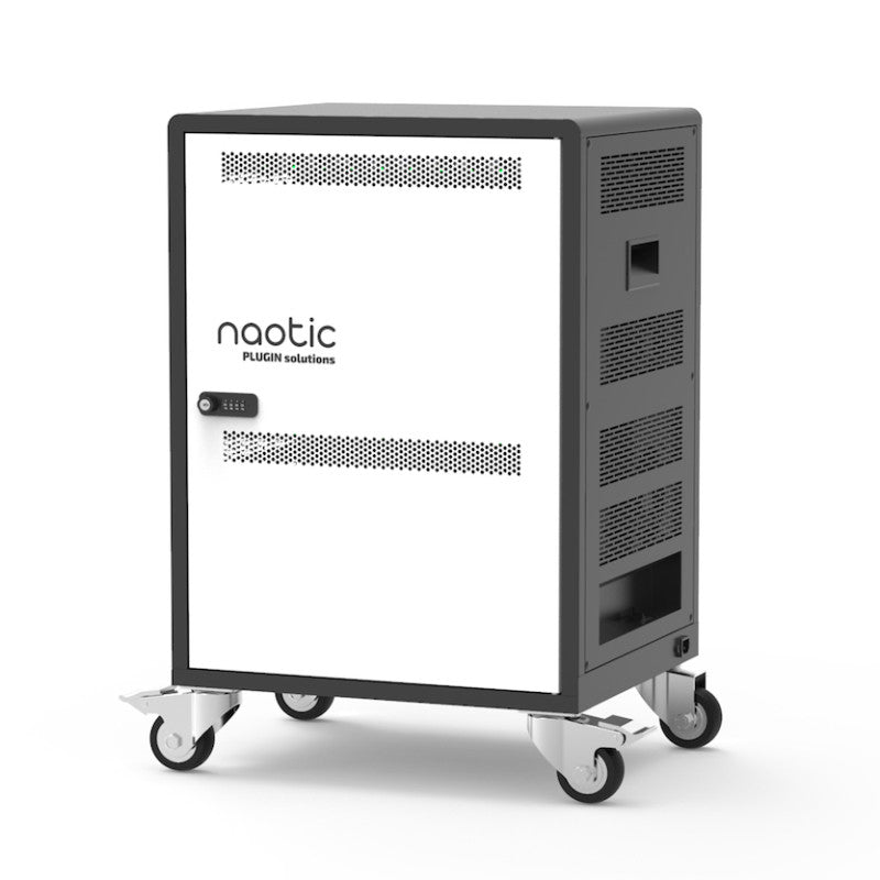 Port Designs 903003 Ladestation 20-fach 900 W – PD 45 W, USB-C×20, USB-A×20 – Tower – für Mobilgeräte