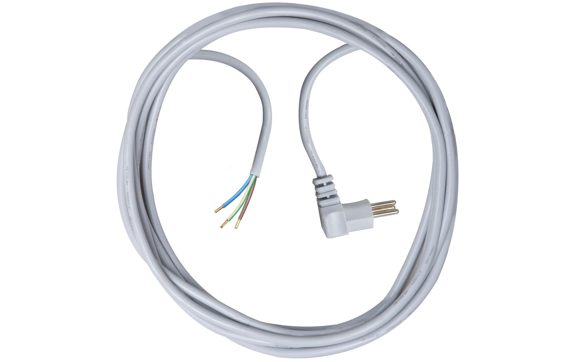 Brennenstuhl Verlängerungskabel – T12 offen, 5 m, 3×1 mm², Winkelstecker, grau