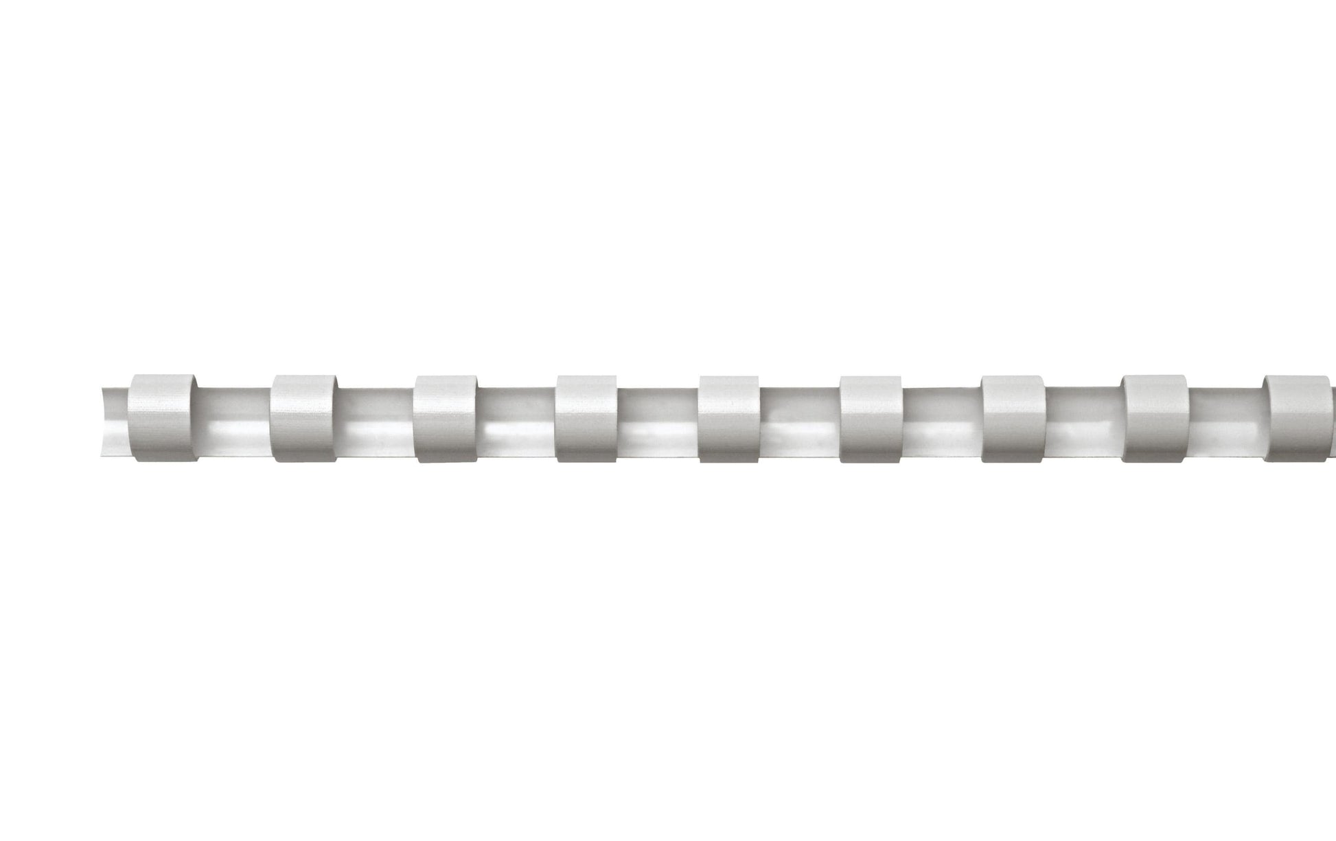 Fellowes CombBind Plastikbinderücken – A4 – Ø 8 mm – bis 40 Blatt, weiss