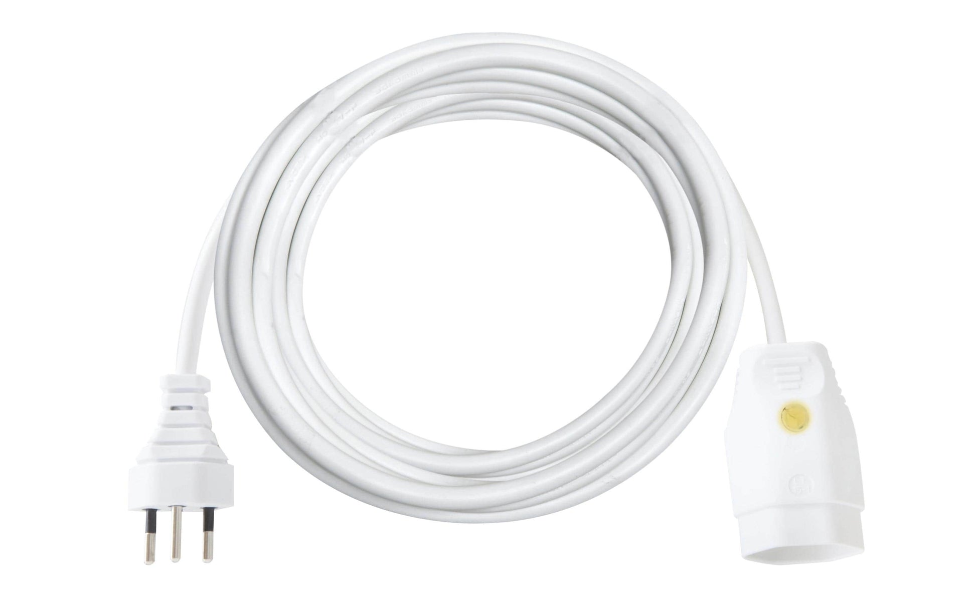 Brennenstuhl Verlängerungskabel – T12–T13, 5 m, 3×1 mm², Weiss