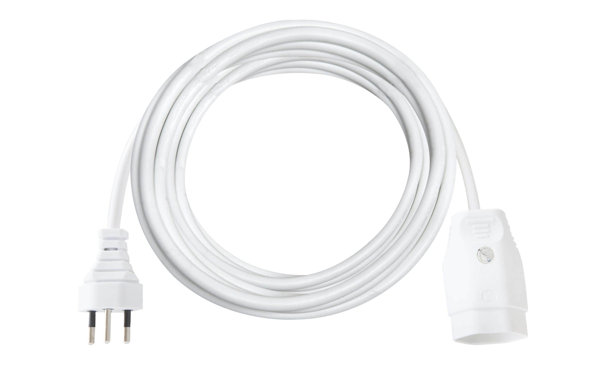 Brennenstuhl Verlängerungskabel T12–T13, 10 m, 3×1,5 mm², mit Funktionsleuchte, mit Kinderschutz – Weiss