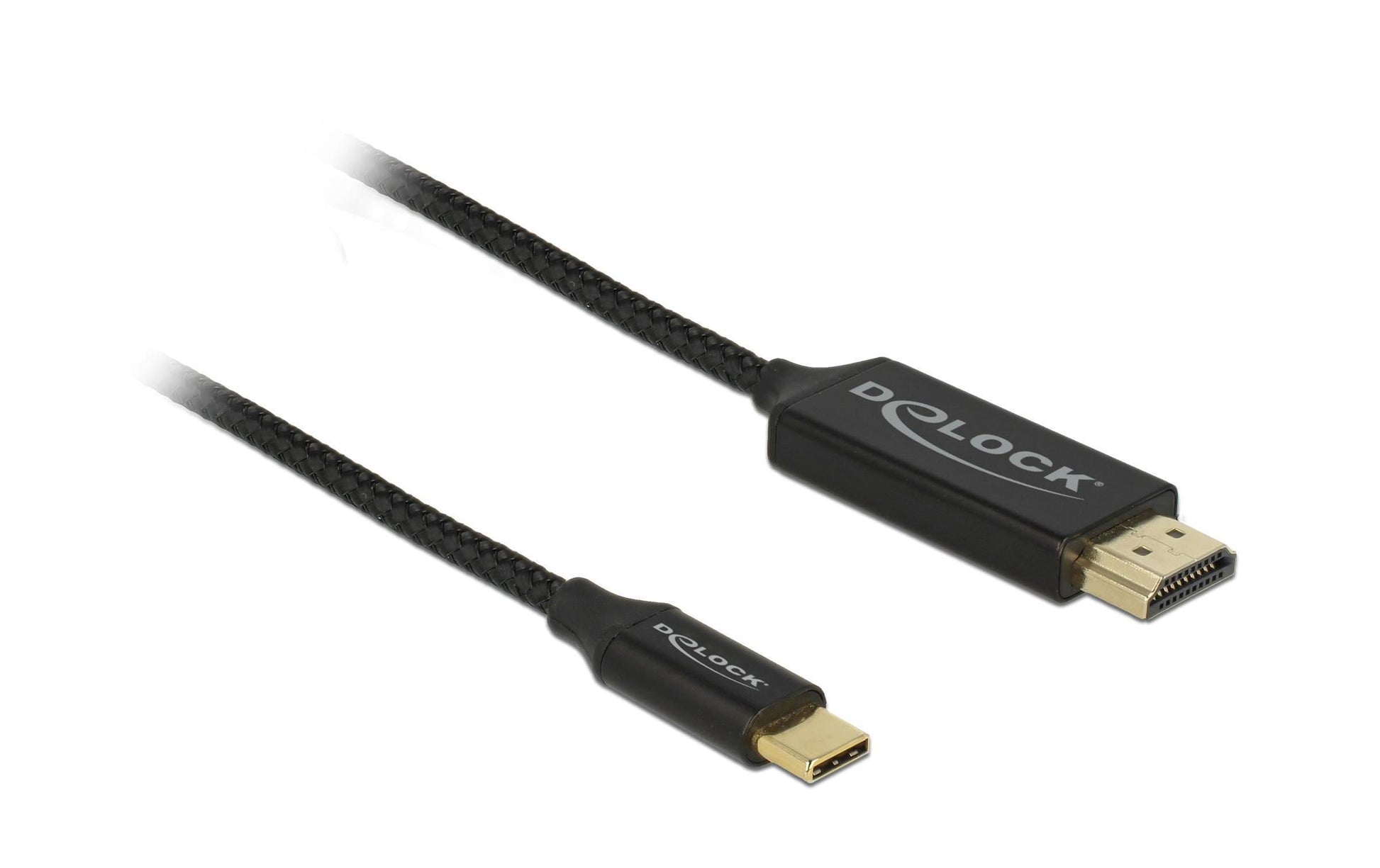 DeLOCK USB-C auf HDMI Kabel HDMI 1.3 4K – 1 m – für Geräte mit USB-C (DisplayPort Alt Mode)