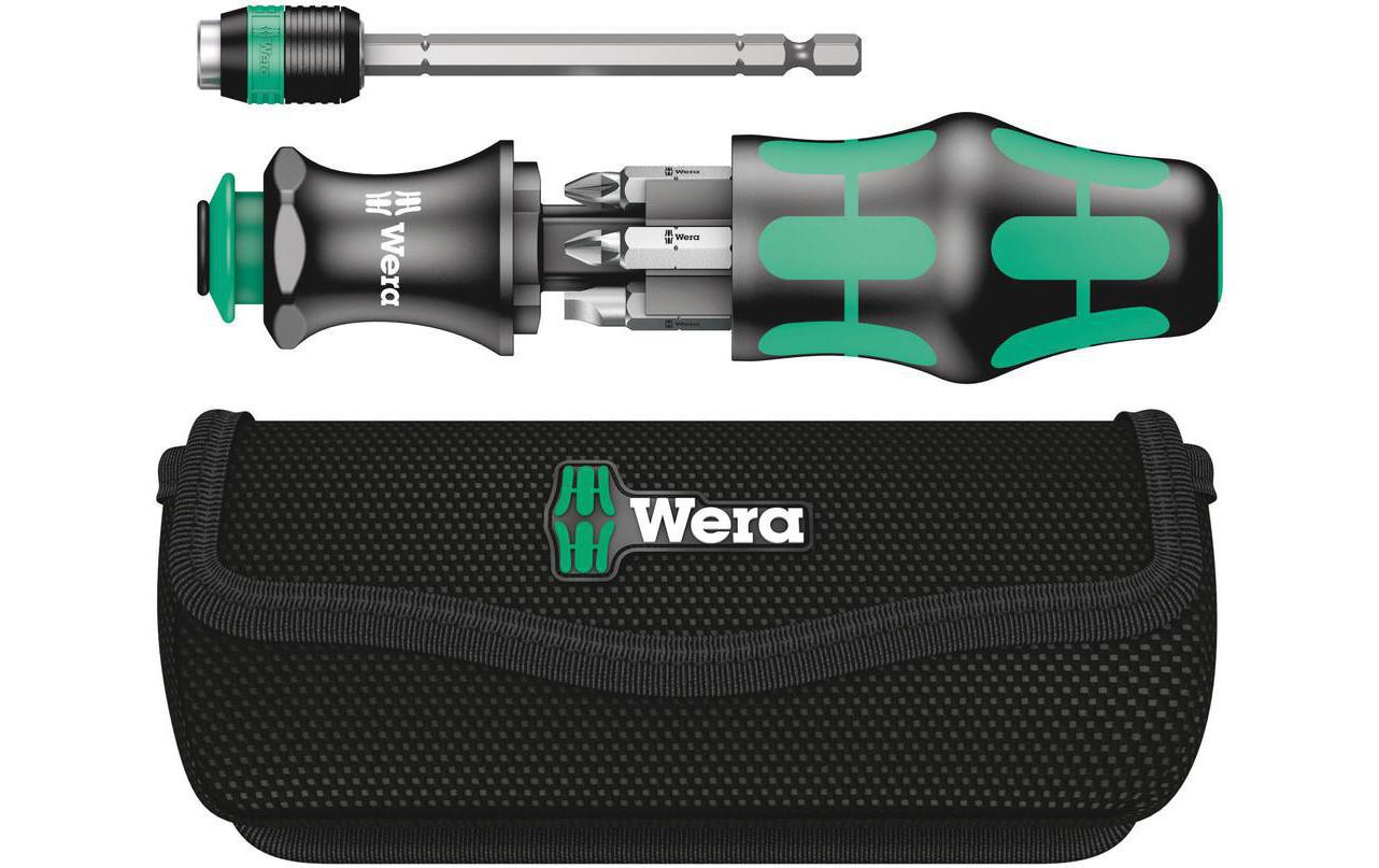 Wera Schraubendreher-Bit-Set Kraftform Kompakt 20 – 6 Bits