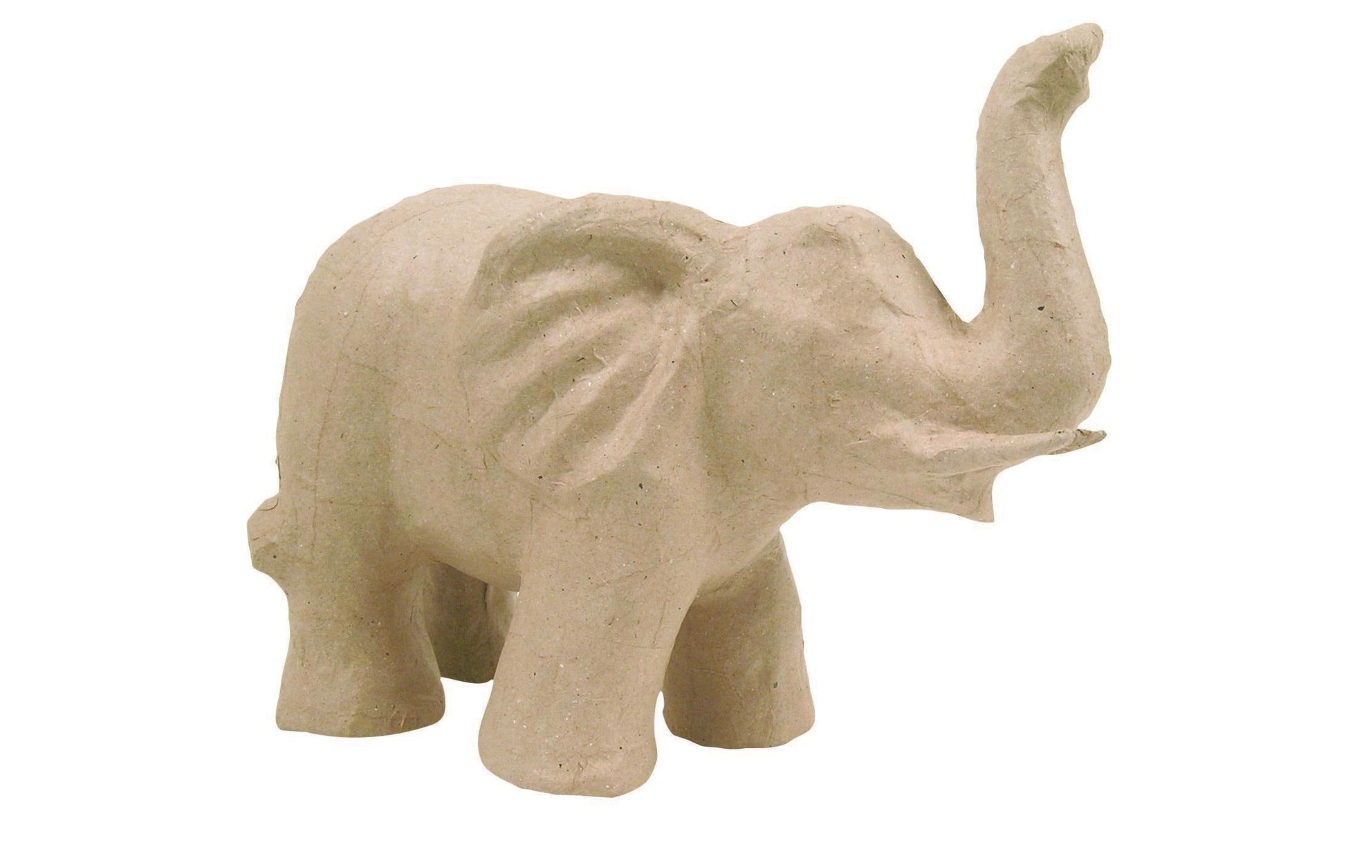 Décopatch Pappmaché-Figur Elefant – 120 × 170 × 120 mm – Braun – 1 Stk.