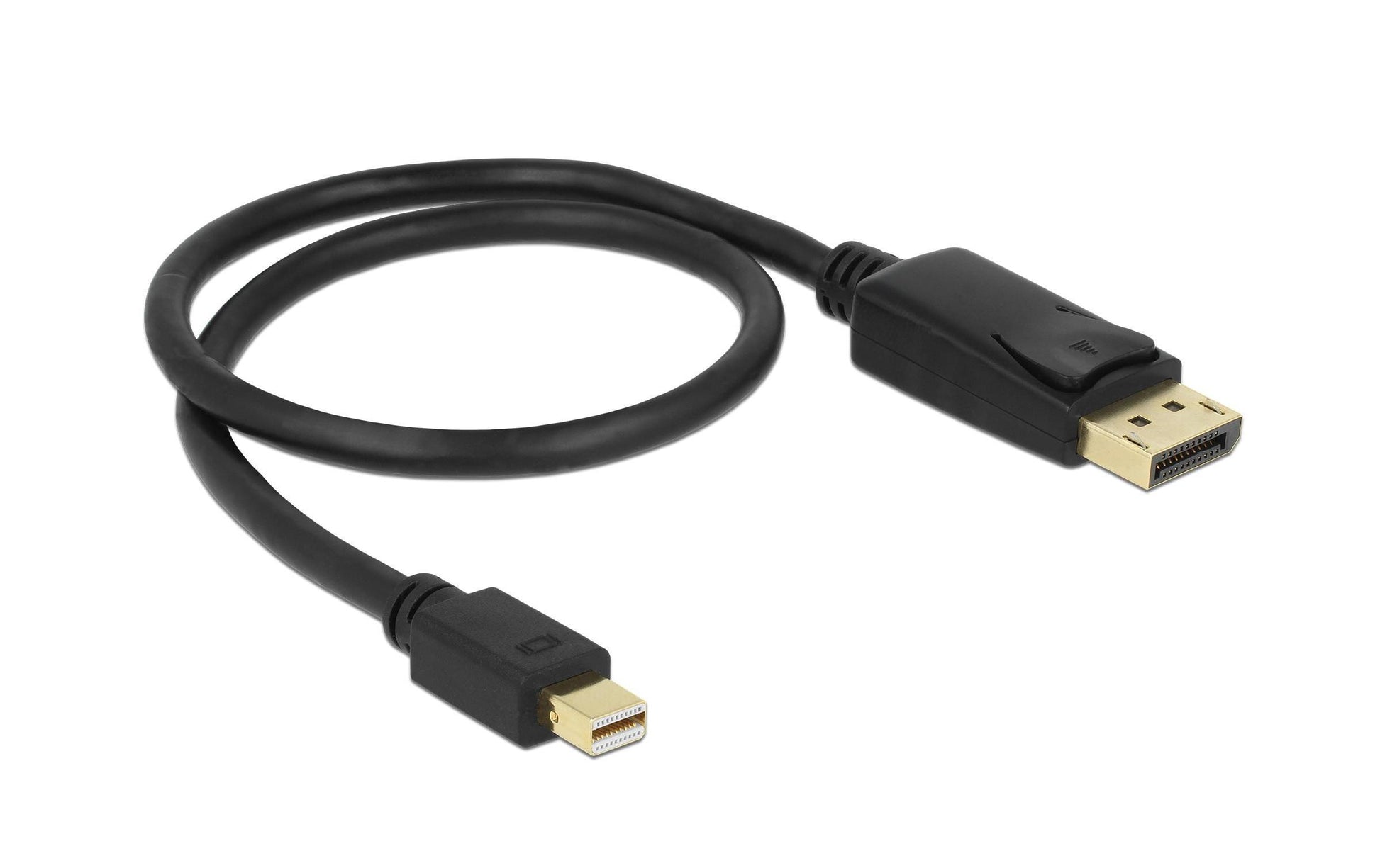 DeLOCK Mini DisplayPort auf DisplayPort Kabel DP 1.2 4K 60 Hz – 0,5 m