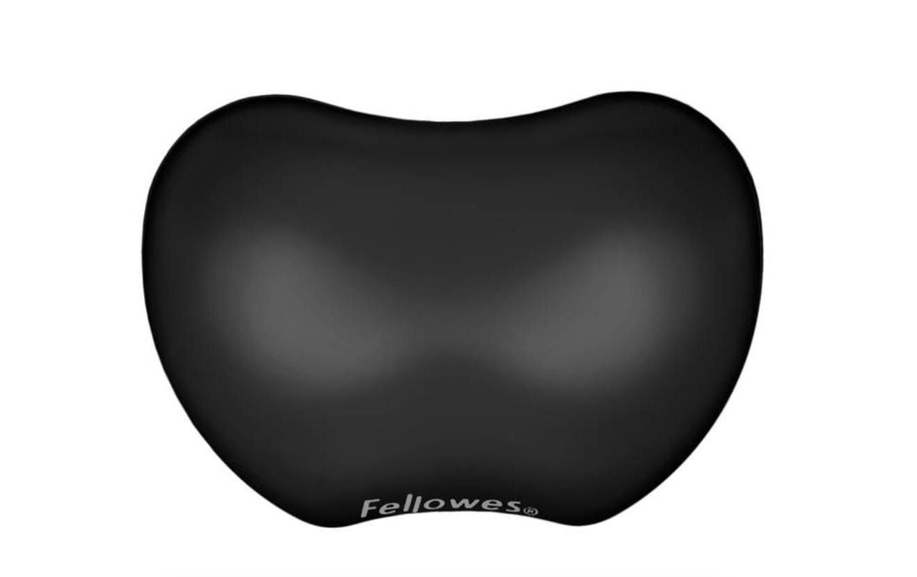 Fellowes Maus-Handgelenkauflage – Crystals Flex – Gel, abwaschbar – 124×87×20 mm – schwarz