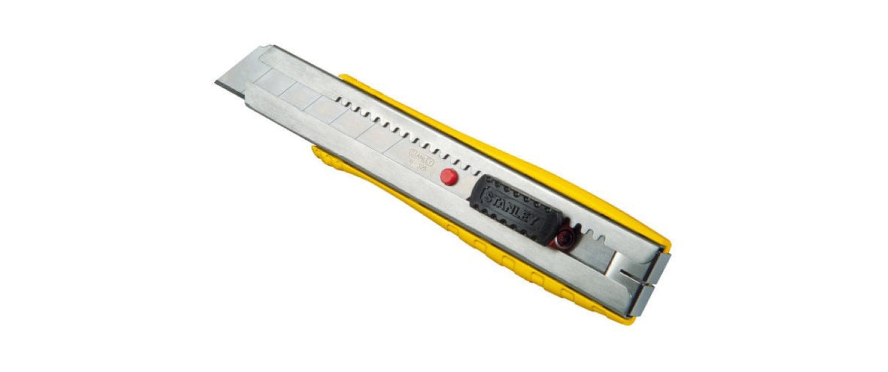 Stanley FatMax – Abbrechmesser 25 mm, einziehbar, Aluminiumgehäuse, gelb