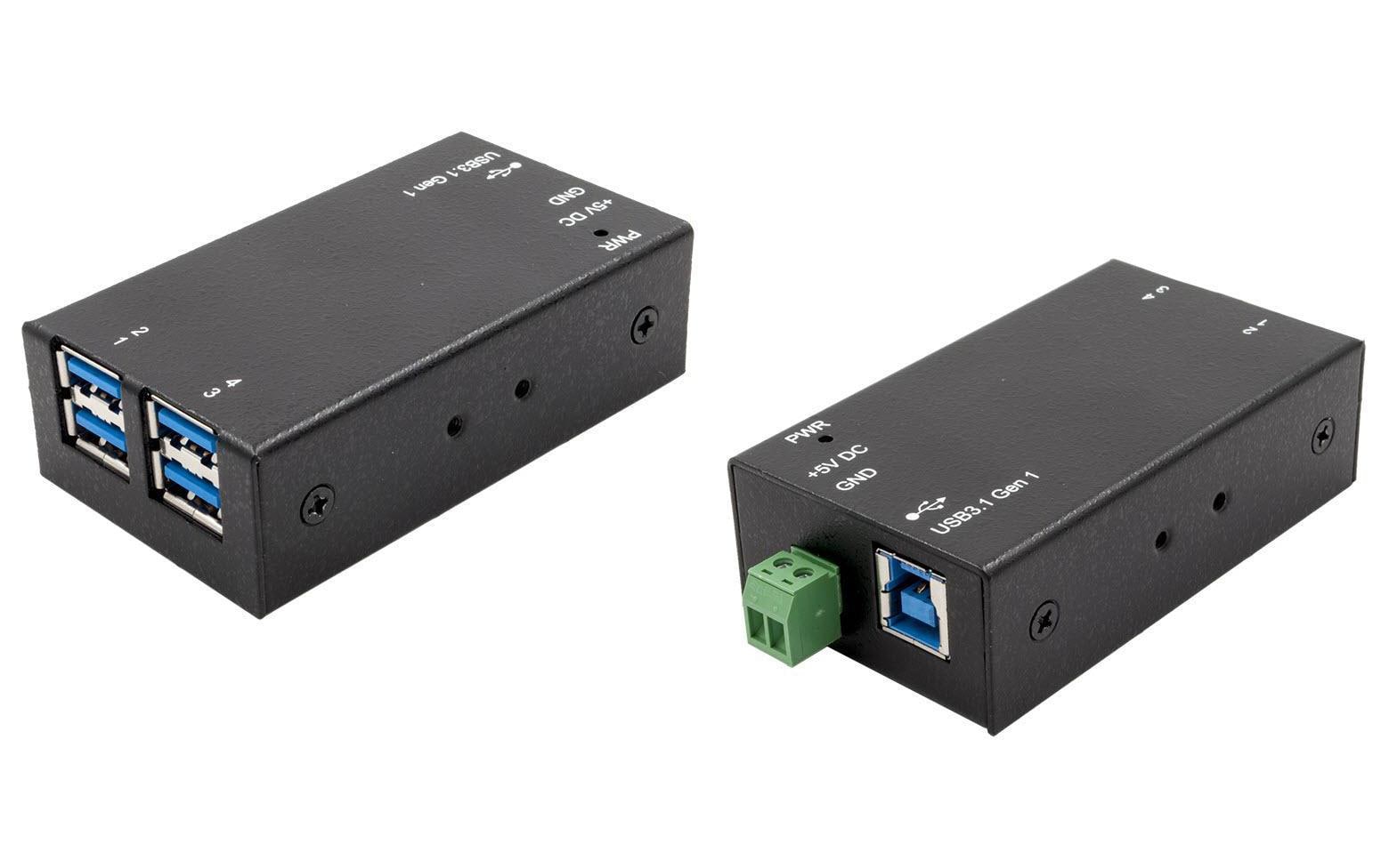 EXSYS EX-1180HMS USB-Hub – 4× USB-A, für Windows