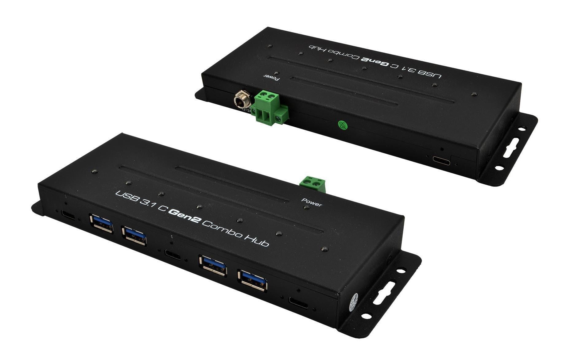 EXSYS EX-1247HMVS USB-Hub – USB-C, 4× USB-A, 3× USB-C, für Windows/Mac/Linux