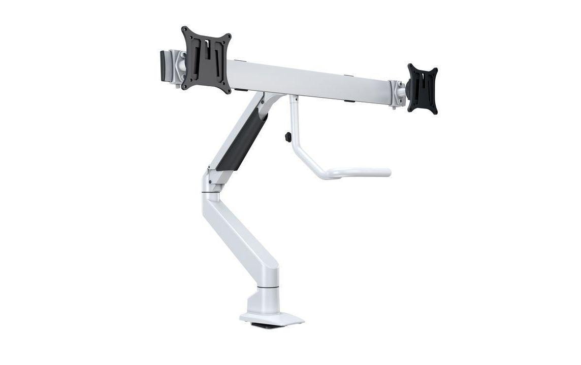 Multibrackets Duo Crossbar 32/6362 – Tischhalterung, Dual, Standfuss, bis 28", VESA 100 × 100 mm, 7 kg