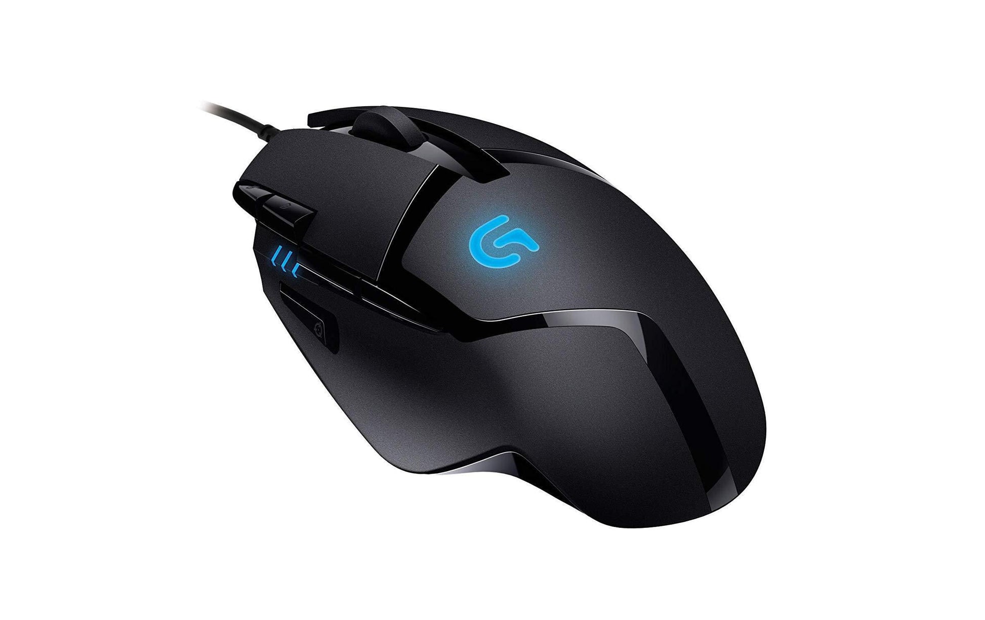 Logitech G G402 Hyperion Fury – Gaming-Maus – Kabelgebunden (USB‑A), 4000 DPI, Schwarz