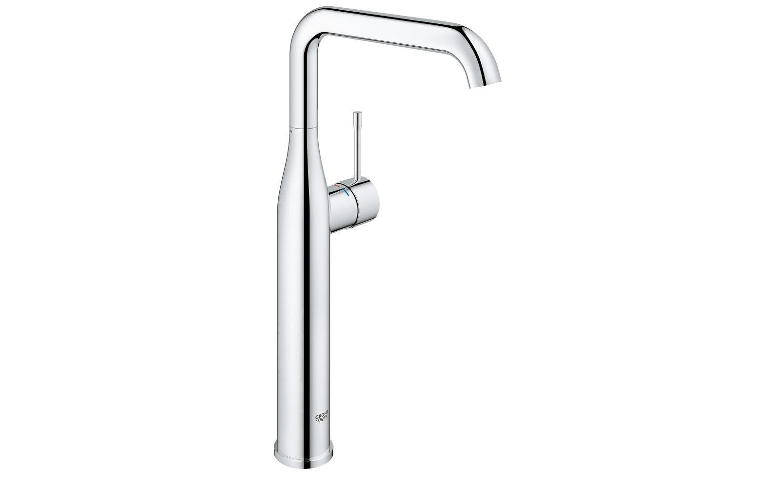GROHE Essence Einhebel-Waschtischbatterie – 210 × 90 mm, Messing, Chrom, 5,7 l/min, für Waschbecken
