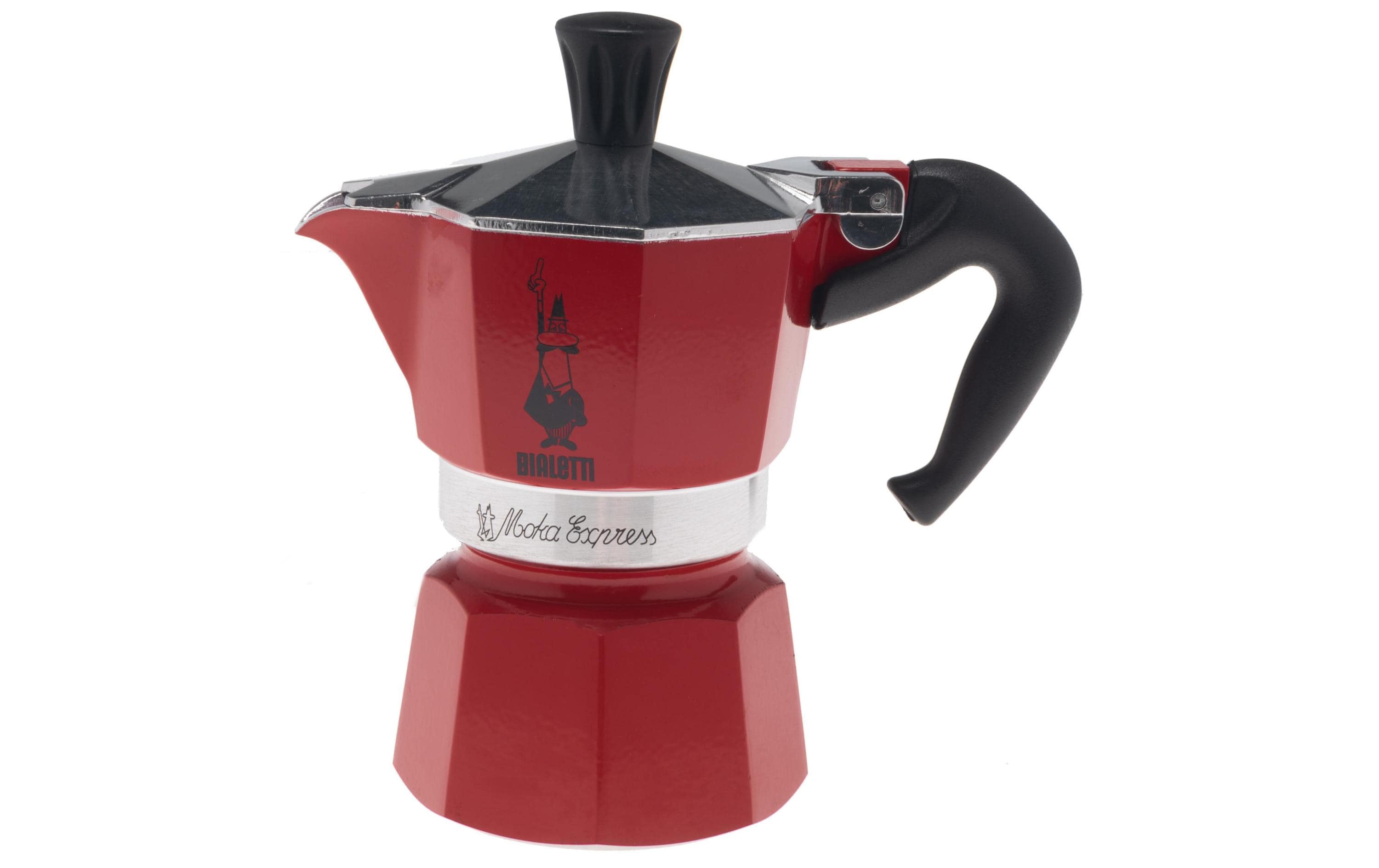 Bialetti Moka Express French Press / Kaffeebereiter – 0,1 l, 1 Tasse, Aluminium