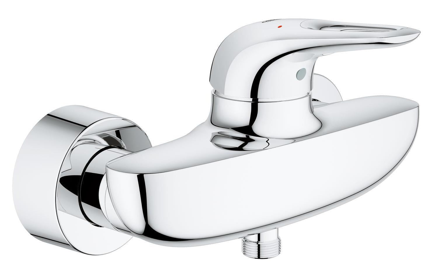 GROHE Eurostyle Badebatterie (Unterputz) – Einhebelmischer, Messing, Chrom