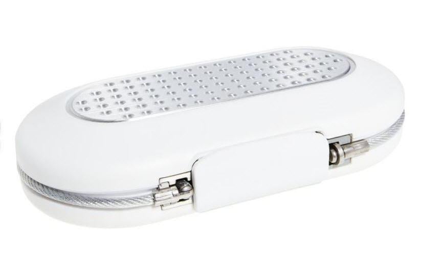 Master Lock Tresor – Elektronikschloss – 0,7 l – schlagfest – tragbar – Weiss