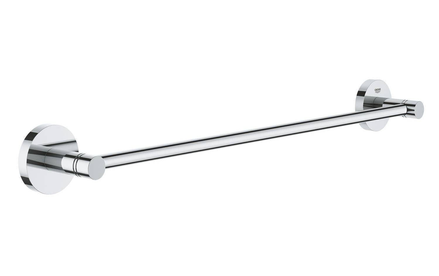 GROHE Handtuchhalter (einfach) – 50,4 cm, Metall, Chrom, zum Schrauben