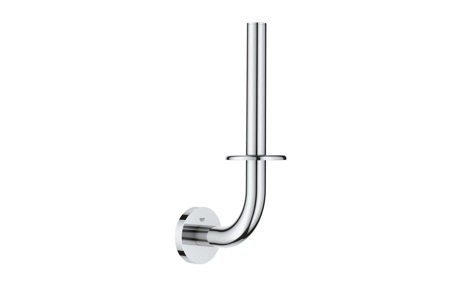 GROHE Essentials – Ersatzrollenhalter – Metall Chrom, wandmontiert, zum Bohren