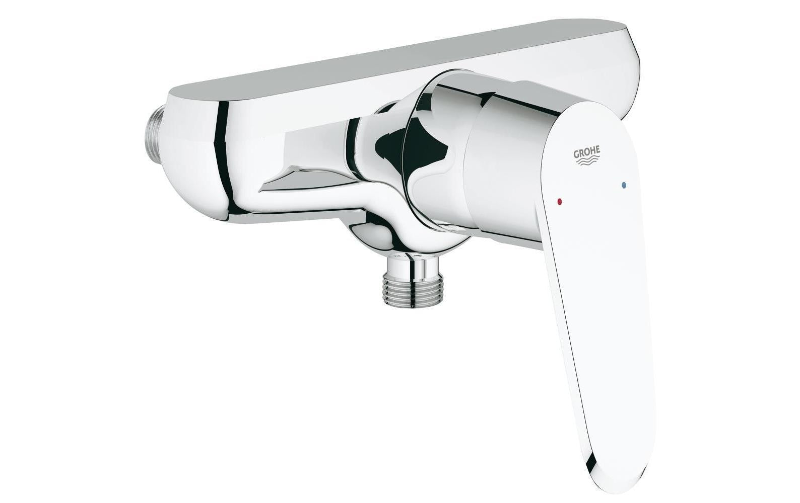 GROHE Eurodisc Cosmopolitan Badebatterie – Einhebelmischer, Messing, Chrom