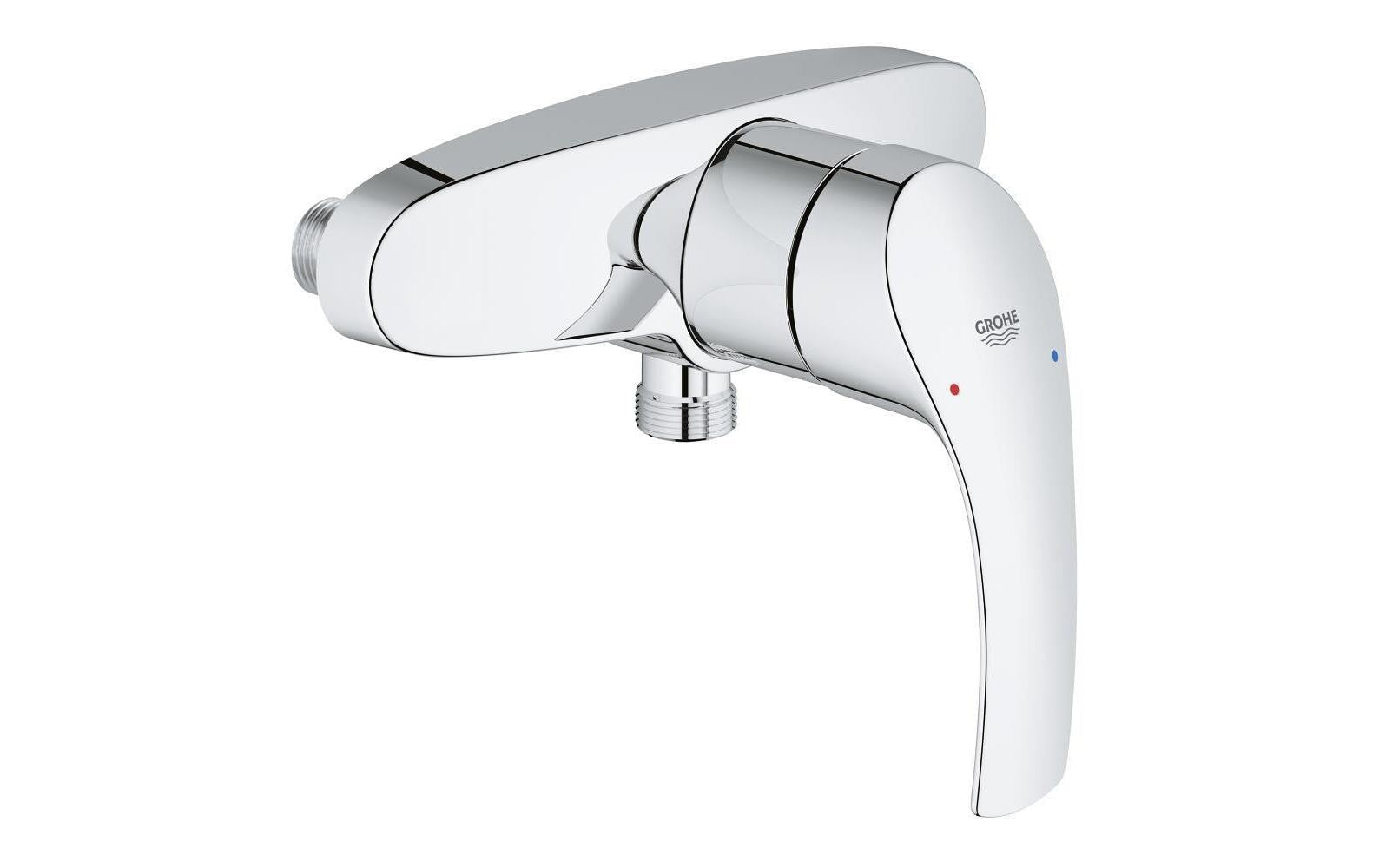 GROHE Badebatterie (Unterputz) Eurosmart – Einhebelmischer, Messing, Chrom
