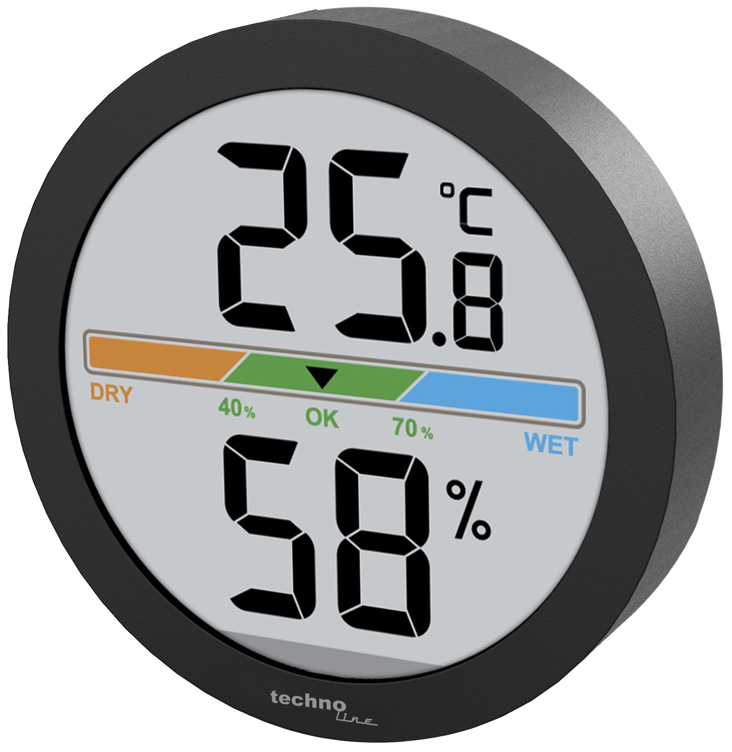 Technoline WS 9418 Thermo-Hygrometer (Handgerät) – −9,9–49,9 °C, 20–95 %, Innen