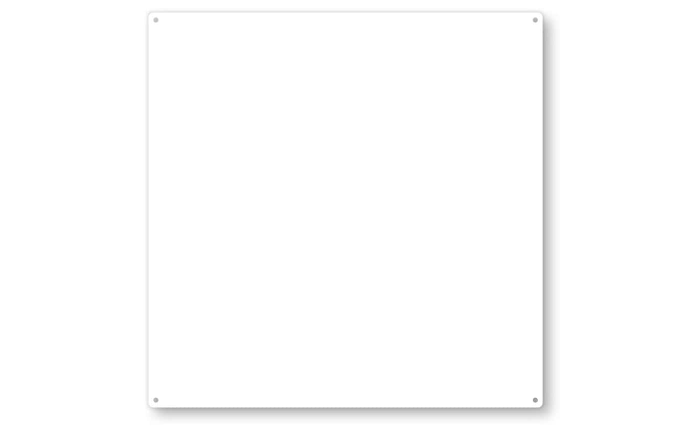 Trendform Element Square – 400 × 400 mm, Weiss