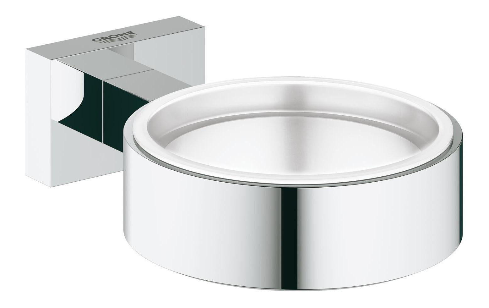 GROHE Essentials Cube Seifenhalter (Wand) – Bohren – Chrom – Metall