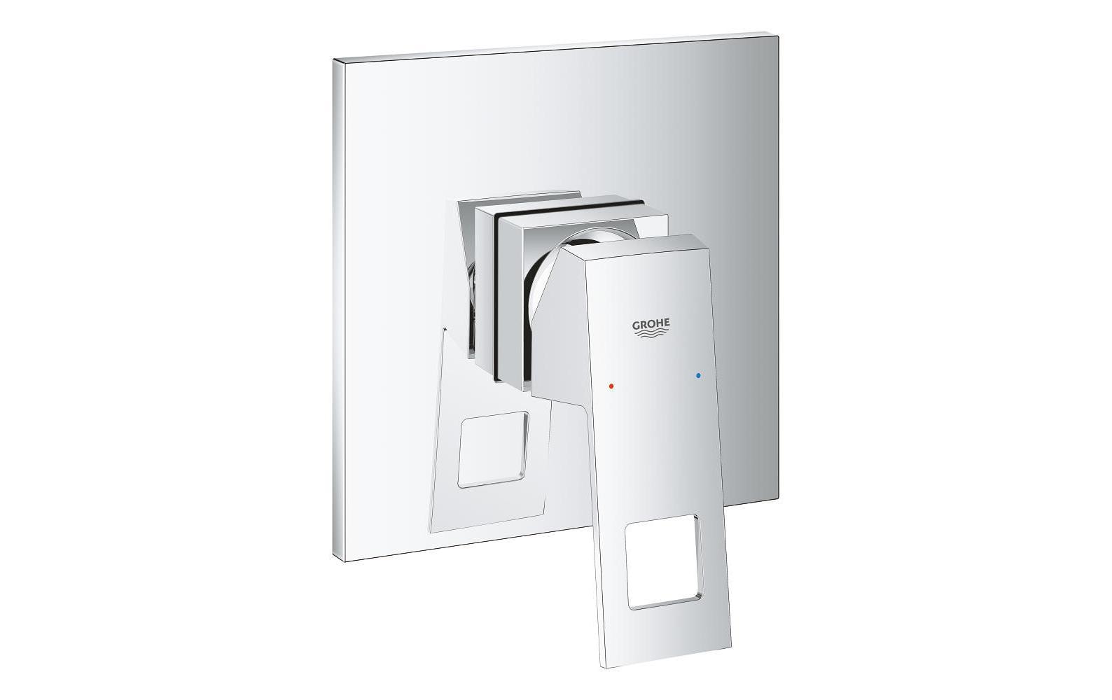 GROHE Eurocube Unterputz-Badebatterie – Einhebelmischer, Messing, Chrom