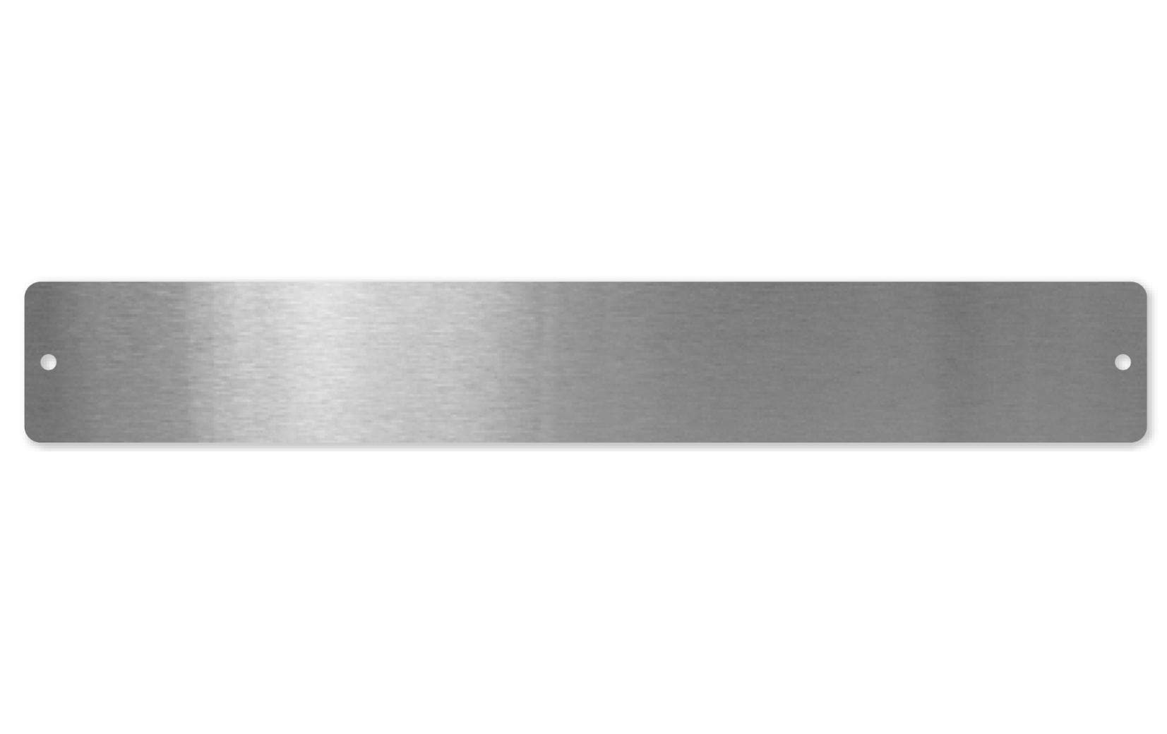 Trendform Klemmschiene – Edelstahl, magnetisch – 35 cm, 1 Stk. – Silber