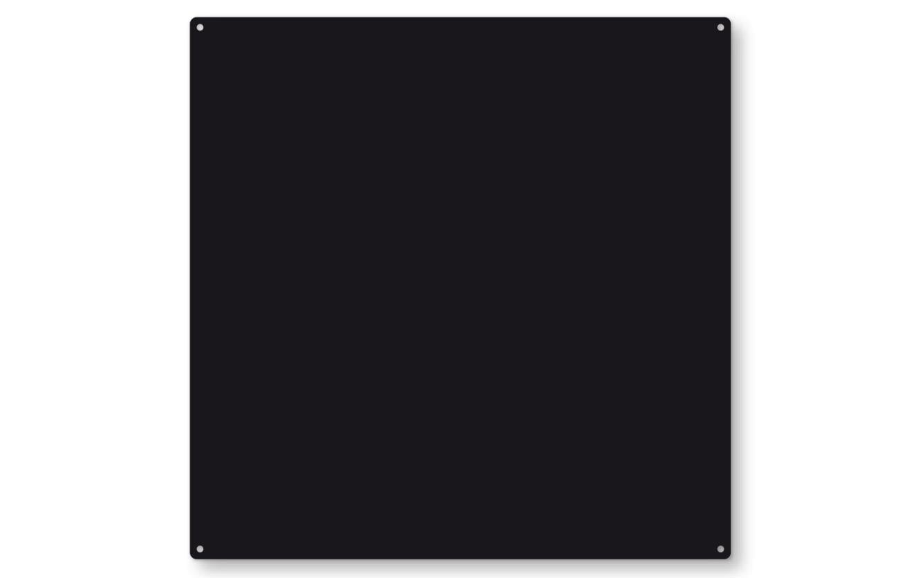 Trendform Magnettafel Element Square – Metall, magnetisch – 40 × 40 cm, 1 Stk. – schwarz