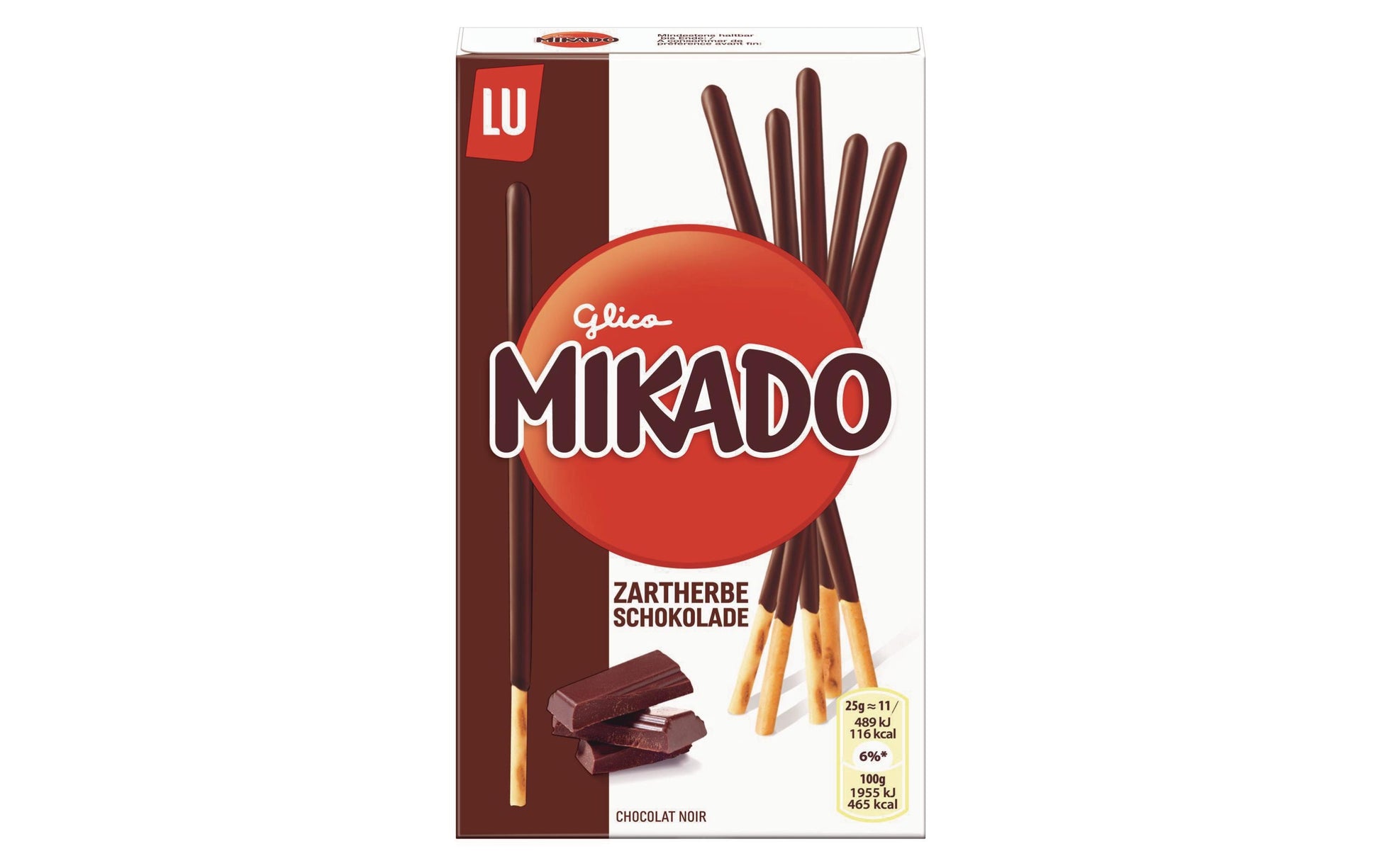 Lu Mikado Guetzli – Dunkel Trio – 225 g