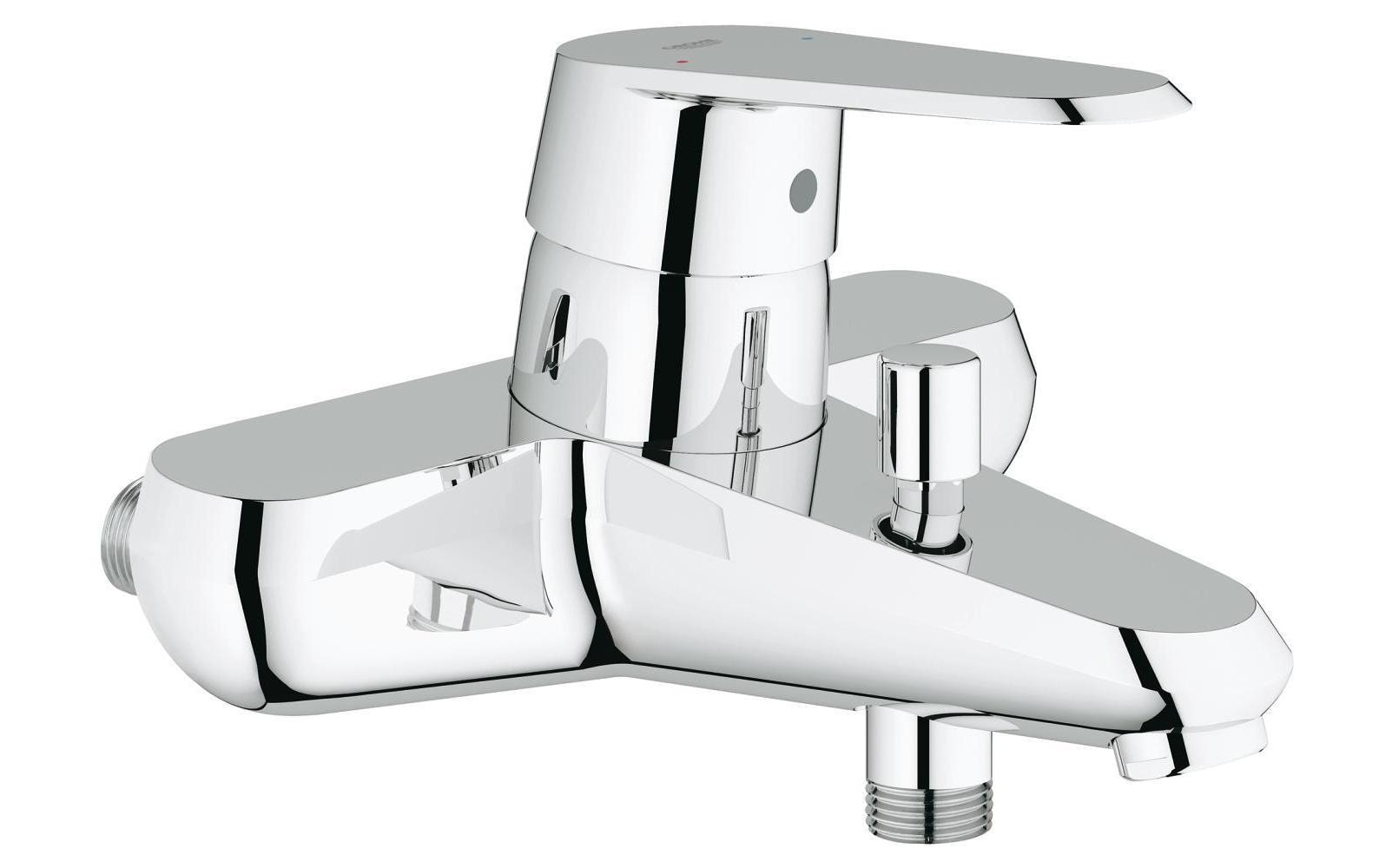 GROHE Eurodisc Cosmopolitan Einhebelmischer – Achsabstand 15,3 cm, Anschluss 3/4", Messing, Chrom