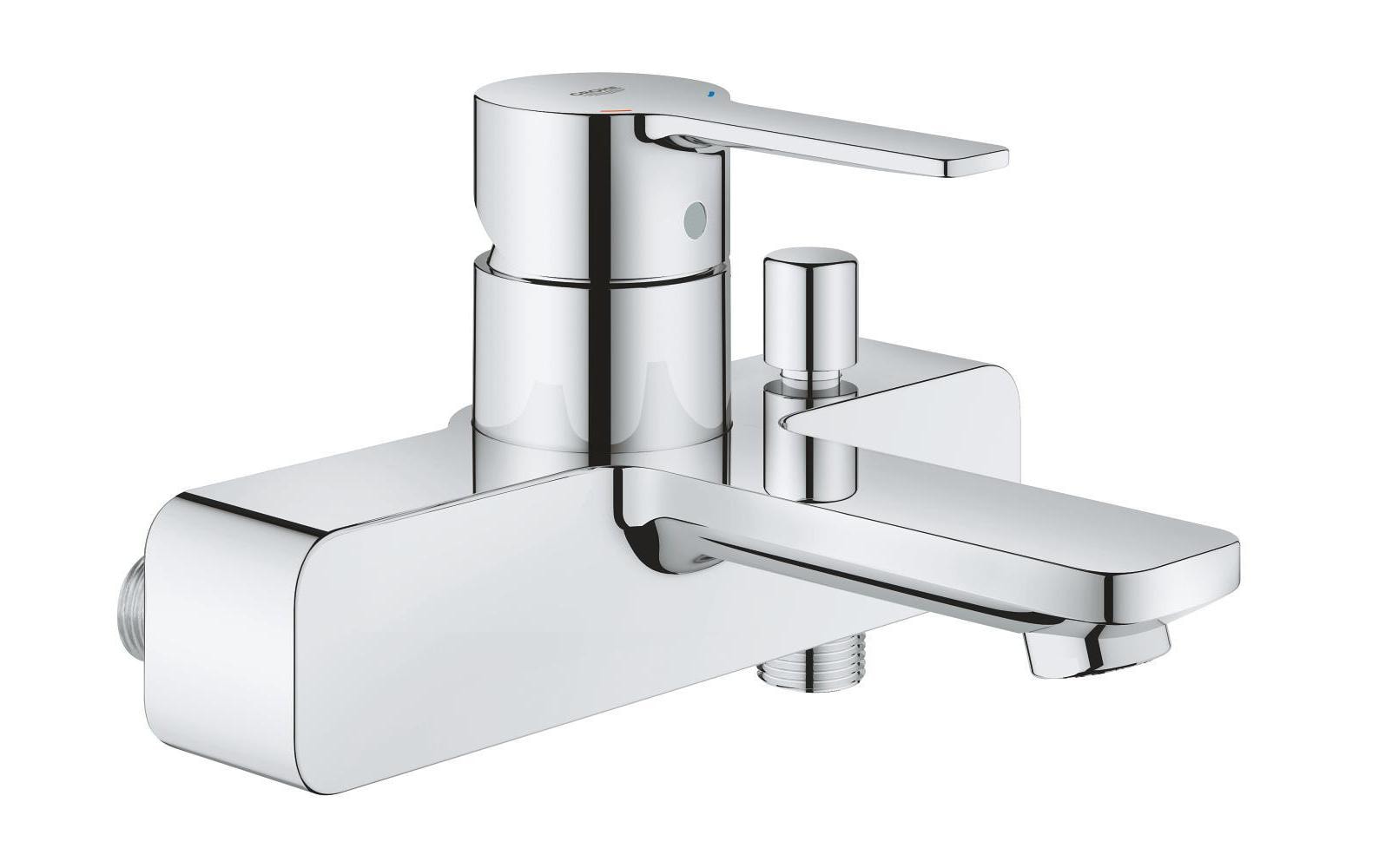 GROHE Lineare Badebatterie – 15,3 cm Achsabstand, Messing, Chrom
