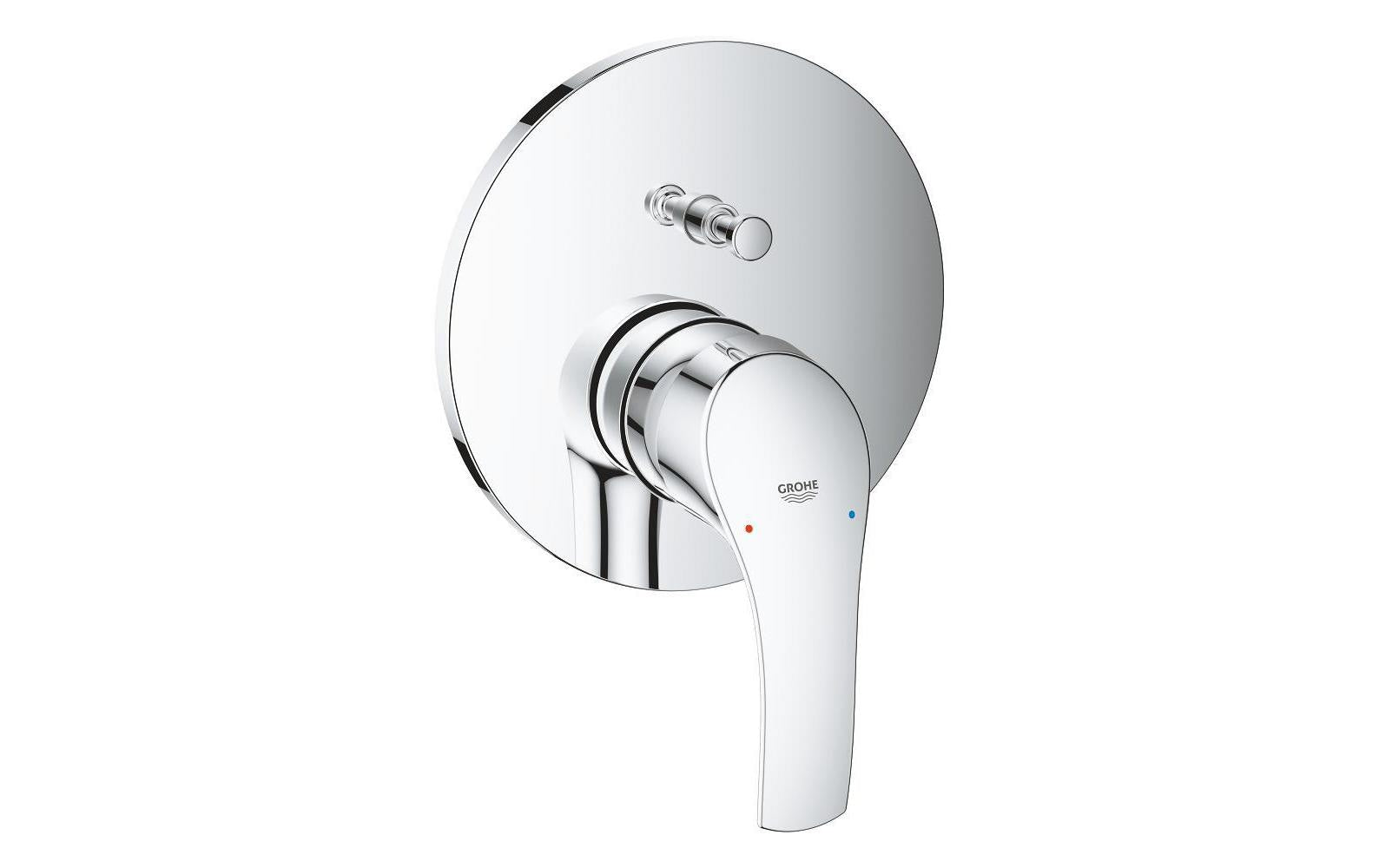 GROHE Badebatterie (Unterputz) Eurosmart – Einhebelmischer, Messing, Chrom