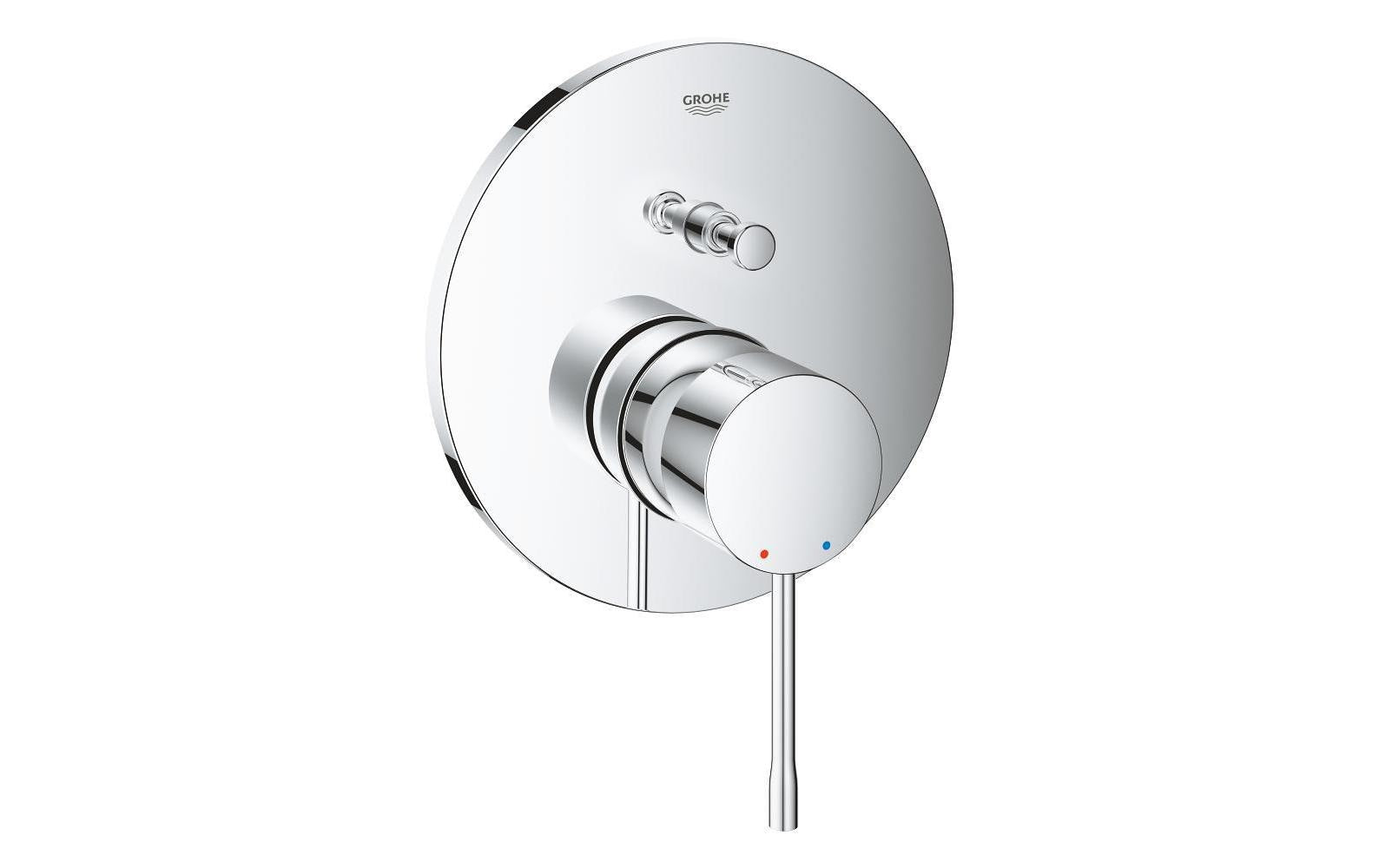 GROHE Essence Unterputz-Badebatterie – Einhebelmischer, Messing, Chrom