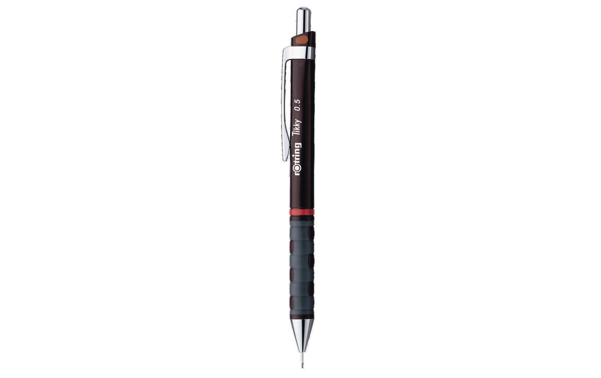 Rotring Tikky Druckbleistift – 0,5 mm – Weinrot – mit Radierer
