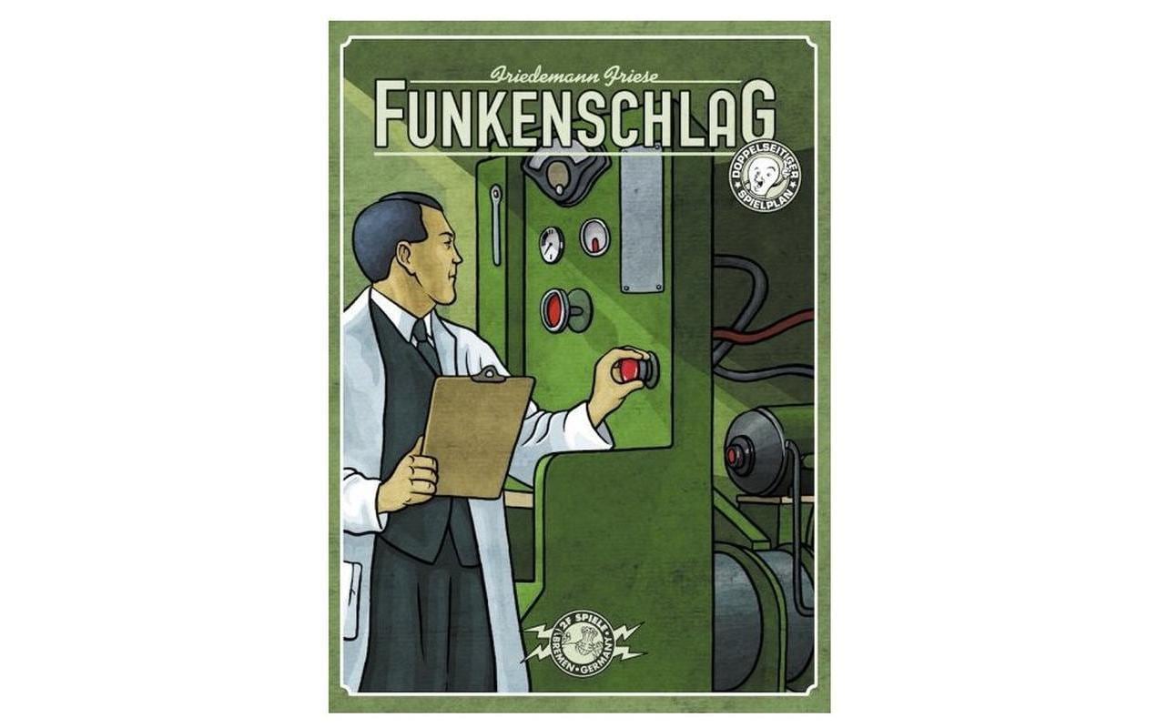 2f-Spiele Funkenschlag – Strategiespiel, 2–6 Spieler, ab 14 Jahren, 120 Min., DE