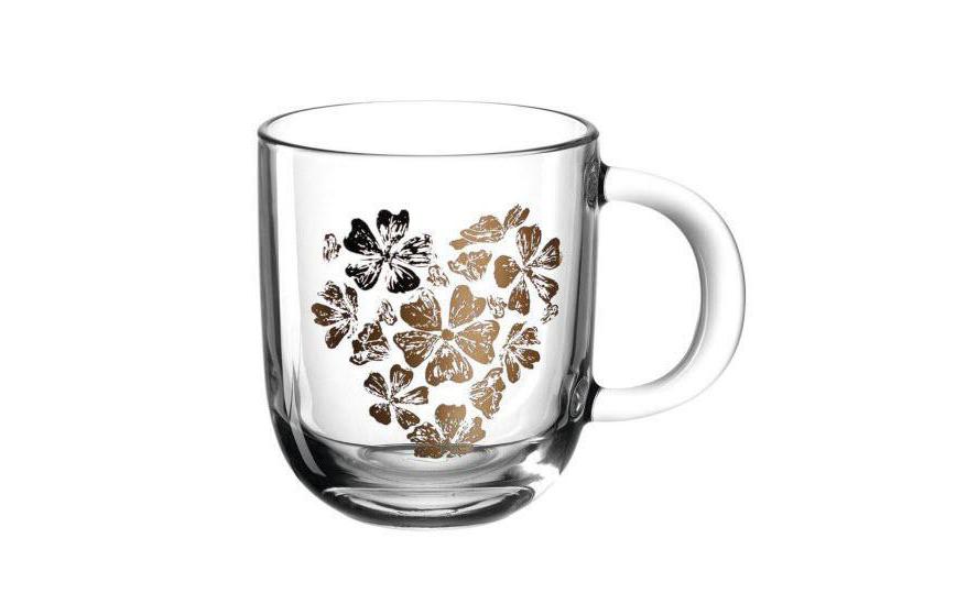 LEONARDO Kaffeetasse – 400 ml, Ø 8,7 cm, H 15,0 cm, Kalk-Natron-Glas, spülmaschinenfest, mikrowellengeeignet