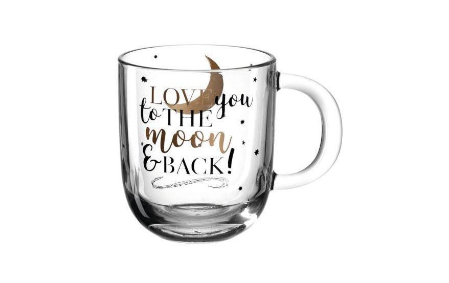 LEONARDO Kaffeetasse Emozione – 400 ml, Ø 8,7 cm, Kalk-Natron-Glas, spülmaschinenfest