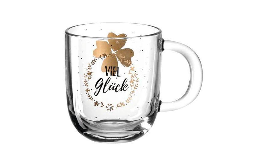 LEONARDO Kaffeetasse Emozione – 400 ml, Ø 8,7 cm, Kalk-Natron-Glas, spülmaschinenfest, mikrowellengeeignet