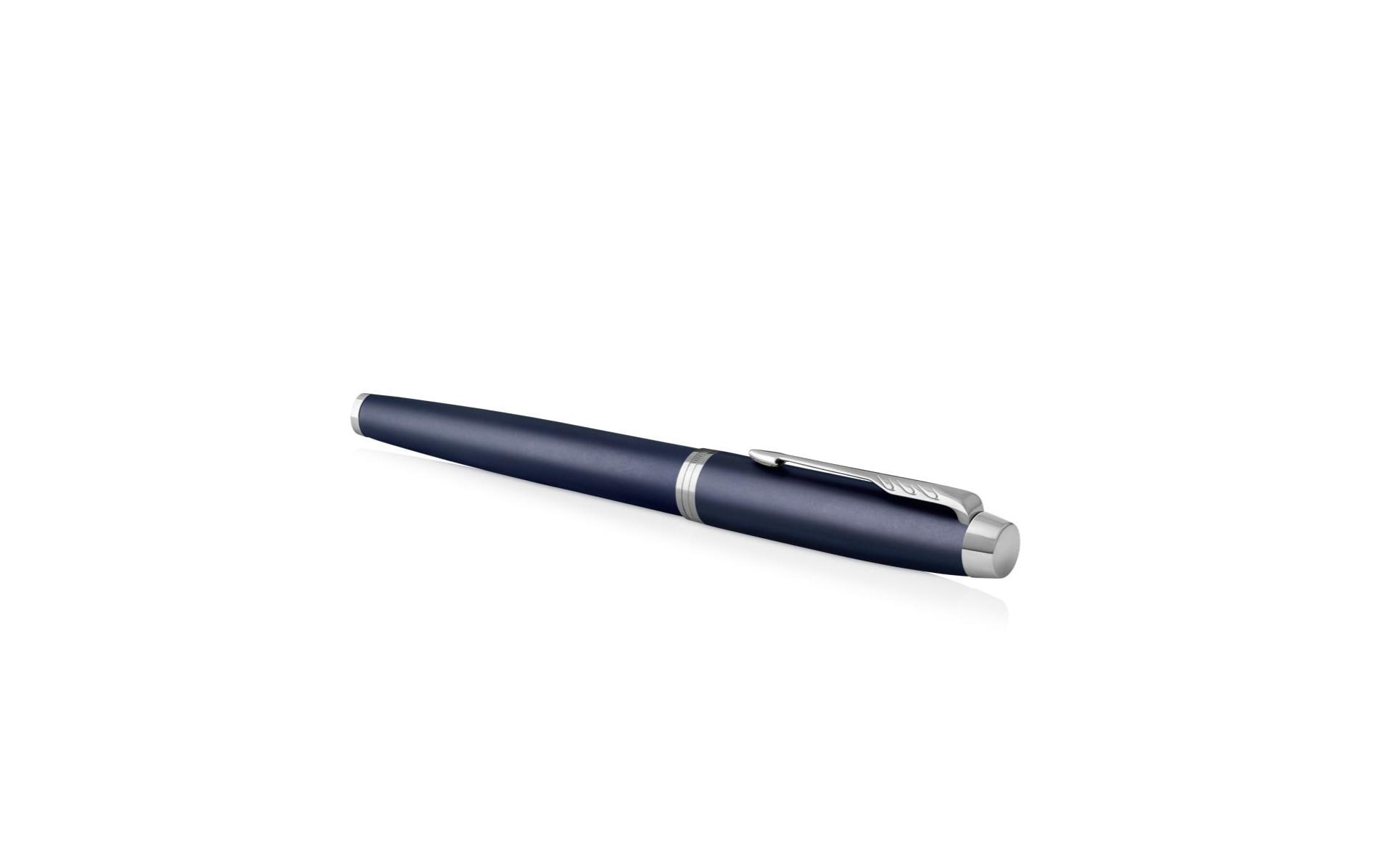 Parker IM Mattblau – Tintenroller, Schwarz, 1er Geschenkbox
