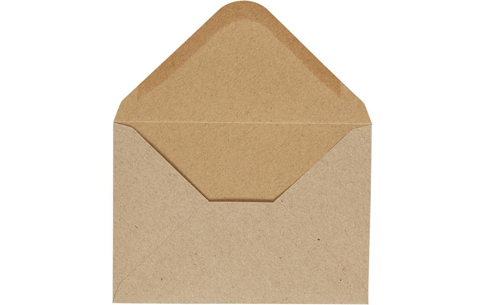Creativ Company Couvert C6, ohne Fenster, beige, 110 g/m² – 10 Stk.
