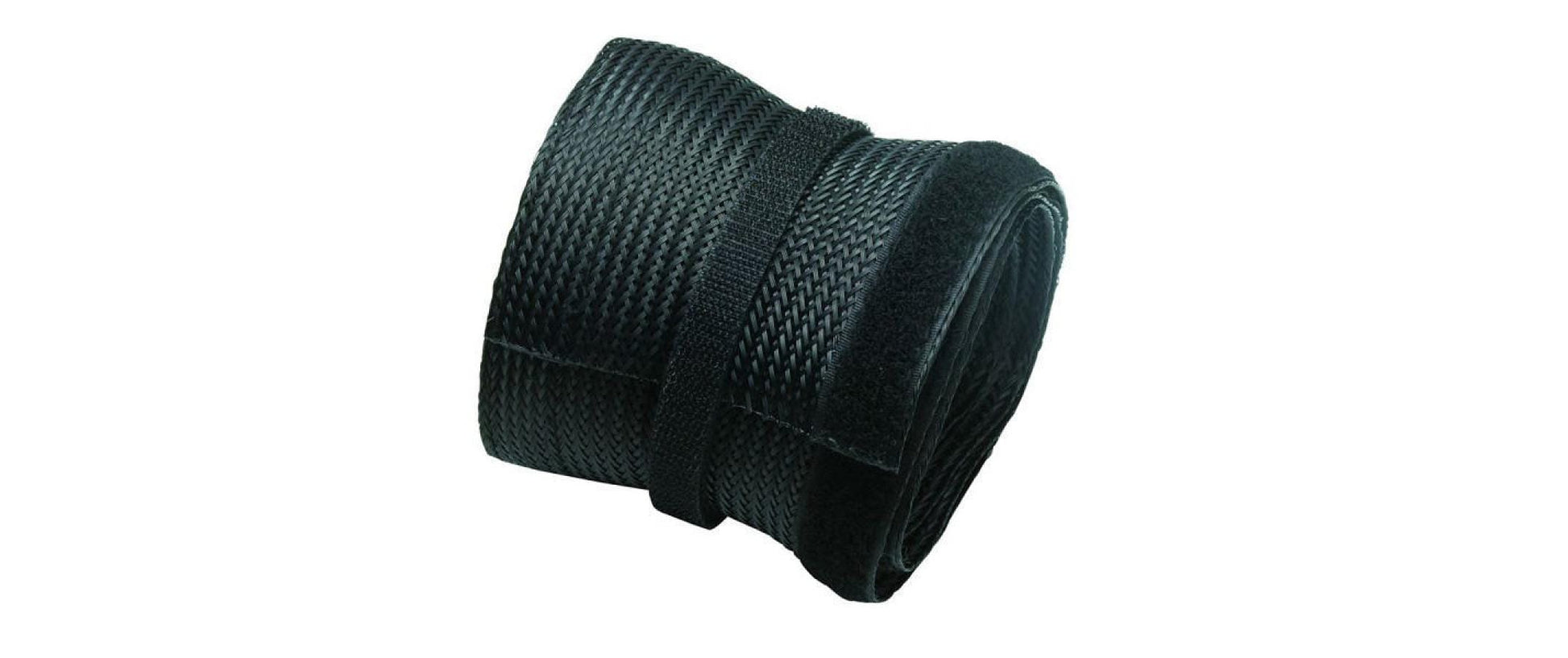 Neomounts NS-CS200BLACK – Kabelschlauch, 2 m × Ø 8,5 cm, Kunststoff, einstellbare Breite, Schwarz