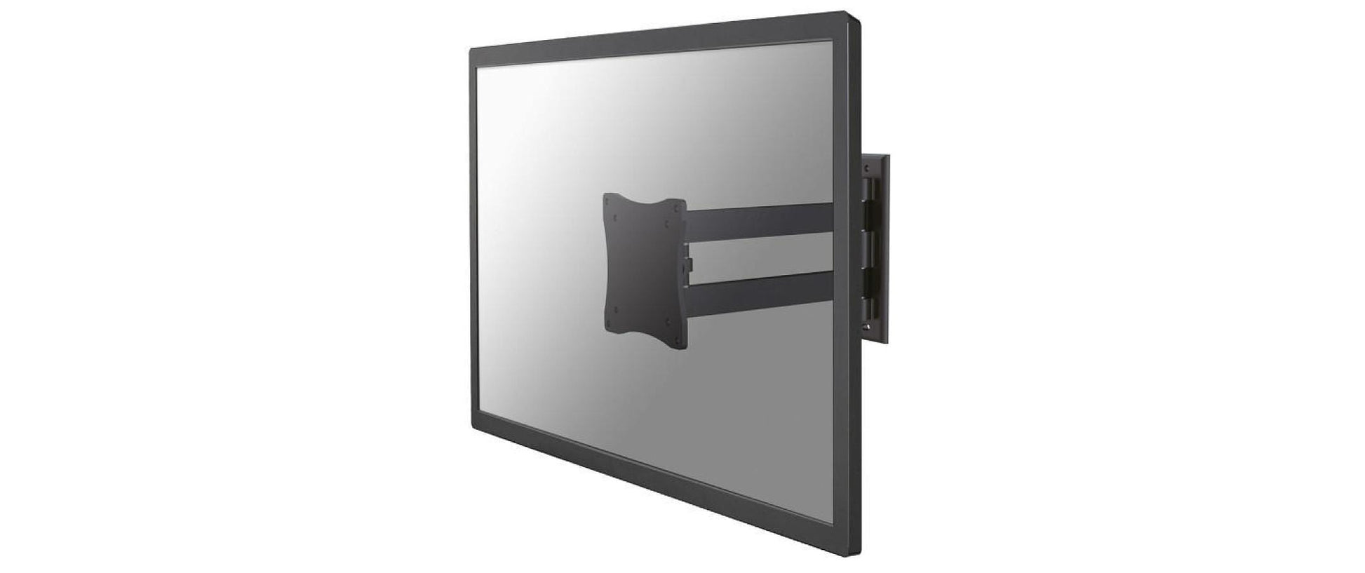 Neomounts Monitor-Wandhalterung – 1 Monitor – 10–27" – VESA 75×75/100×100 mm – bis 15 kg/Monitor – Schwarz