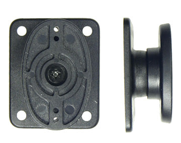 Brodit Kipp-Schwenk Oval Zentriert – Auto-Halterung – Vorgebohrte Frontplatte, verstellbar 20°, AMPS-Befestigung