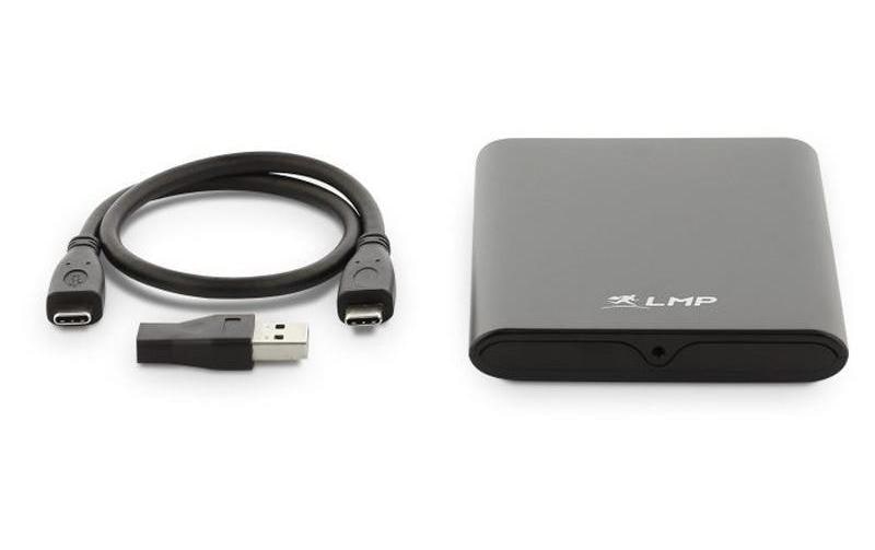 LMP DataMobile – 1-Schacht Gehäuse – USB-C 3.2 Gen 2, für 2,5" HDD/SSD, SATA